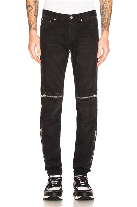 givenchy black skinny jeans side stripe womens|Slim fit jeans in denim .